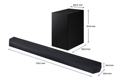 - Samsung Soundbar and Wireless Subwoofer with Bluetooth -