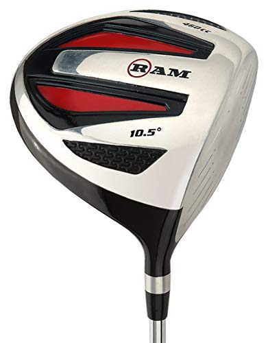 - Ram Golf SGS 460cc Driver | Mens Right Hand | Headcover Included | Steel Shaft -
