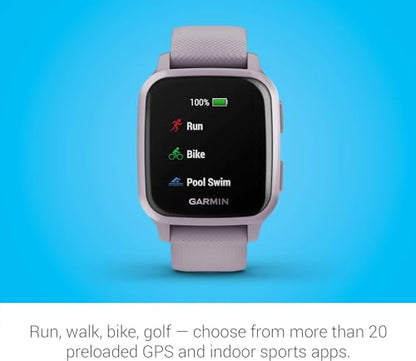 - Garmin Venu Sq | GPS Smartwatch | All-day Health Monitoring and Fitness Features | Built-in Sports Apps and More -