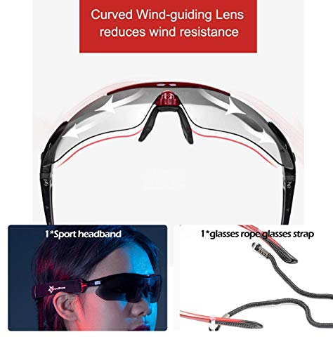 - ROCKBROS Polarized Cycling Sunglasses | Sports Sunglasses | UV Protection Cycling Glasses -
