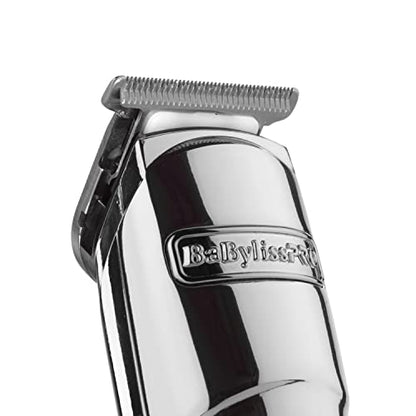 BaBylissPRO High-Torque Super Motor Beard Trimmer, 2 Japanese steel blades, metal housing, cordless