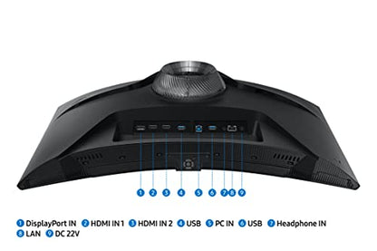 - Samsung Odyssey G6 LS32BG650EUXXU | 32" | Curved Smart Gaming Monitor with Speakers -