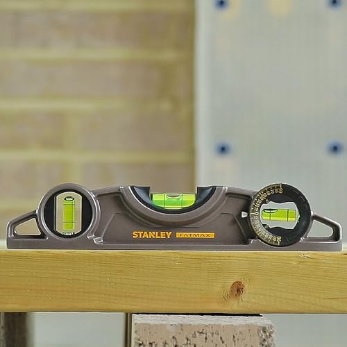 - STANLEY FATMAX XTREME | Torpedo Level | Heavy Duty Aluminium Body -