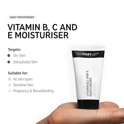- The INKEY List Vitamin B, C and E | Lightweight Daily Face Moisturiser -