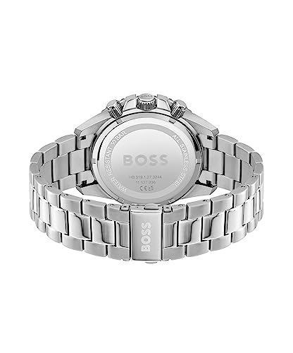 BOSS Chronograph Quartz Watch for Men with Silver Stainless Steel Bracelet - 1513907