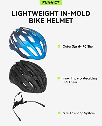 - FUNWICT Mtb Mountain & Road Bike Helmet For Adult Men Women | Lightweight Cycle Helmet -