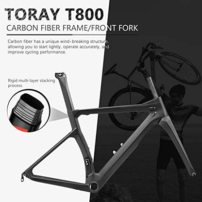 - SAVADECK Phantom3.0 Carbon Road Bike | 700C Carbon Fiber Racing Bike -