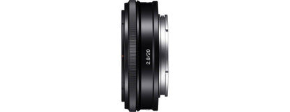 - Sony SEL20F28 E Mount | APS-C 20mm F2.8 Wide Angle Prime Lens | Black -
