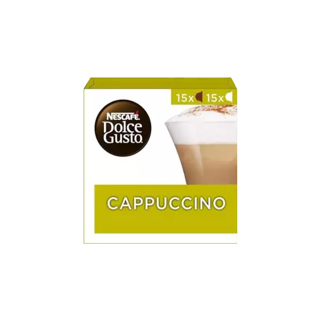 - NESCAFE Dolce Gusto Cappuccino Coffee Pods - Total of 45 Cappuccino Coffee Capsules -