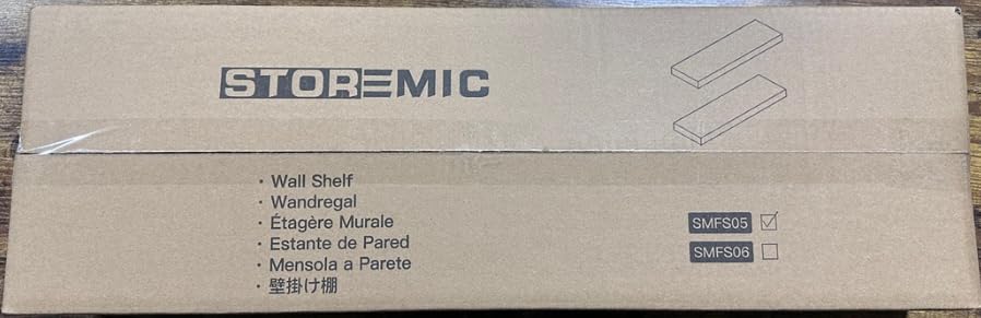 - STOREMIC Floating Shelves | Black Shelves | 60cm | Set of 2 Shelves Easy to Install -