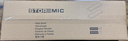 - STOREMIC Floating Shelves | Black Shelves | 60cm | Set of 2 Shelves Easy to Install -