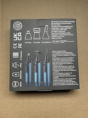 - Rechargeable Nose Trimmer | 2024 Painless Nose Hair Trimmer -