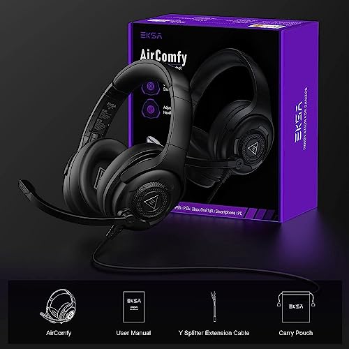 - EKSA E4 AirComfy Headsets With Microphone | Noise Cancelling -