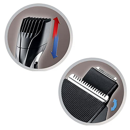 - Remington Barba Beard Trimmer | Advanced Ceramic Blades | 9 Length Settings | 40-Minute Runtime -