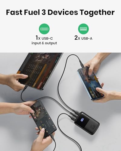 - INIU Power Bank | 22.5W Fast Charging 10000mAh Battery Pack | USB C Input & Output Portable Charger -