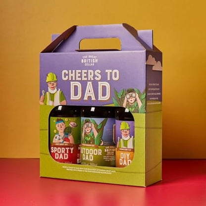 - The Great British Cellar Cheers to Dad | Gift Pack Containing 3 -