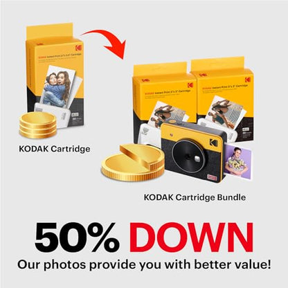 - KODAK Mini Shot 3 Retro 4PASS | 2-in-1 Instant Camera and Photo Printer -