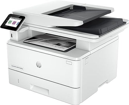 - HP Laserjet Pro MFP 4102dw Laser Printer | Black and White | Printer for Small Medium Business | Print, Copy, Scan, ADF | 2-Sided Printing | Dual-Band Wi-Fi, Ethernet | Instant Ink for Toner Available -