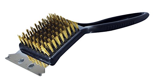 - Kingfisher BBQ BRUSH | BBQ Bristle Cleaner Brush With Metal Scraper -