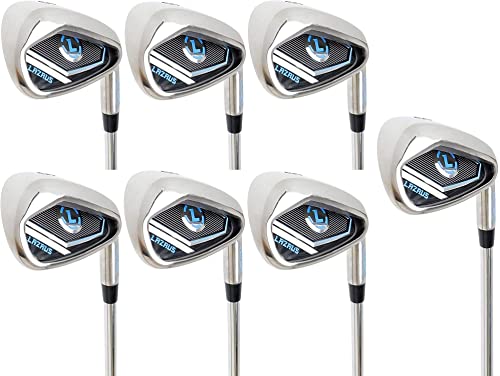- LAZRUS GOLF Premium Golf Irons Set | (4,5,6,7,8,9) Steel Shaft Regular Flex Golf Clubs -