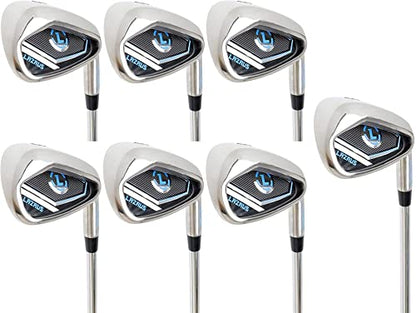 - LAZRUS GOLF Premium Golf Irons Set | (4,5,6,7,8,9) Steel Shaft Regular Flex Golf Clubs -