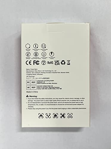 - Power Bank 27000mAh Powerbank | Fast Charging 22.5W QC 3.0 Portable Charger | Outputs Inputs Flashlight USB C Battery Pack -