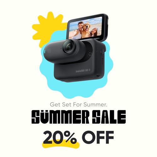 - Insta360 GO 3 (128GB) | Vlogging Camera for Creators | Vloggers with Flip Touchscreen -
