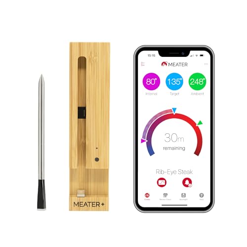 - MEATER Plus | 50m Long Range Smart Wireless Meat Thermometer -