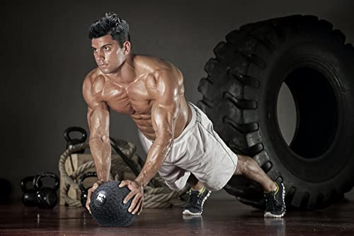 - Sporteq Pro Slam Ball | Strength Training Equipment | Medicine Ball with No Bounce and Textured Grip -