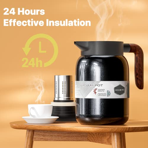 - Thermal Coffee Carafe Jugs | 1.5L Stainless Steel Insulated Coffee and Tea Pot -