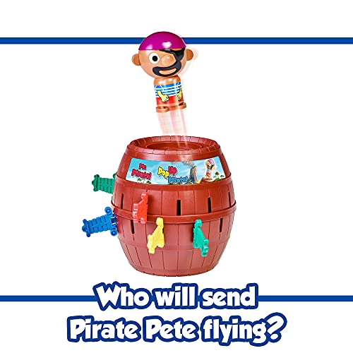 - TOMY Pop Up Pirate Classic Children's Action Board Game | Choc Brown -