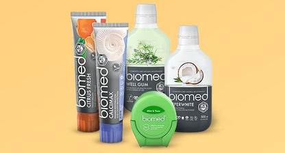 Biomed Calcimax 97% Natural Toothpaste | Enamel Repair & Cavity Protection | Vegan, SLES Free 100g