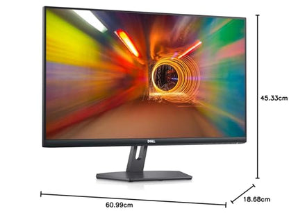 Dell S2721NX 27 Inch Full HD (1920x1080) Monitor, 75Hz, IPS, 4ms, AMD FreeSync, Ultrathin Bezel, 2x HDMI, 3 Year Warranty, Black