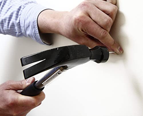 - Rolson 10339 | 16 oz | Claw Hammer Tubular Steel | Silver Black -