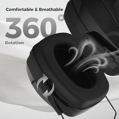 - ProCase Ear Defenders | SNR 36dB Professional Hearing Protection -