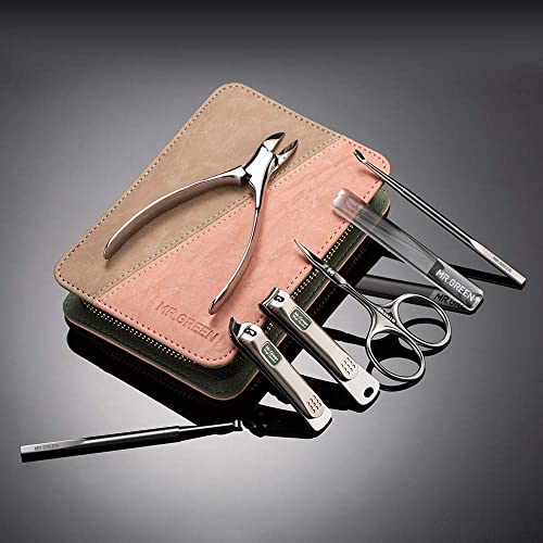 - Manicure Set | Nail Clipper Set | 7 in 1 Professional Manicure Pedicure Set -