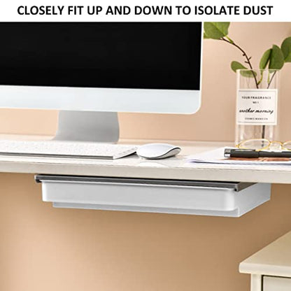 - Under Table Drawer Storage with 5 Stickers | Large Hidden Desktop Drawer Tray -