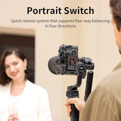 - Zhiyun Weebill 3S, Camera Stabilizer,3-Axis Gimbal for DSLR and Mirrorless Camera, Professional Video Stabilizer for Sony Canon Nikon Panasonic Fujifilm