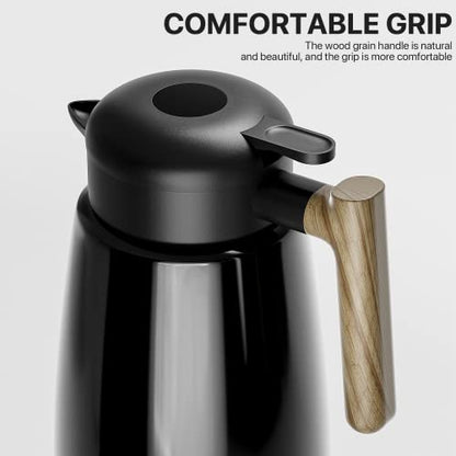 - Thermal Coffee Carafe Jugs | UYOTBKEUB Stainless Steel Insulated Coffee and Tea Pot -