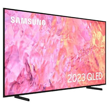 - Samsung 55 Inch Q60C QLED 4K HDR Smart TV | Dual LED Television | Alexa Built-In -