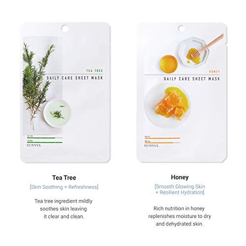 - [Pack of 12] EUNYUL Daily Care Face Sheet Mask Pack