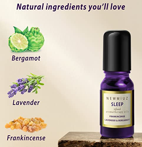 - Sleep Well Roll On Essential Oil | Anti Stress Calming Aromatherapy | Stick Blend Lavender Oil |  Gifts for Women -