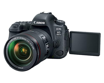 Canon EOS 6D Mark II Kit 24-105mm f/4L IS II USM (26.2 Megapixels) Black