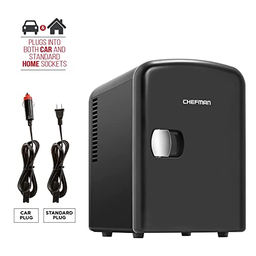 - Iceman Black Portable Mini Fridge | Cools & Warms | Lightweight Fridge | 4 Litre -
