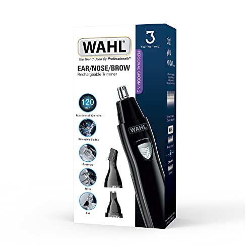 - WAHL 3 in 1 Personal Trimmer, Nose Hair Eyebrow
