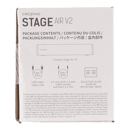 CREATIVE - Stage Air V2 Compact Under-monitor Soundbar, Black