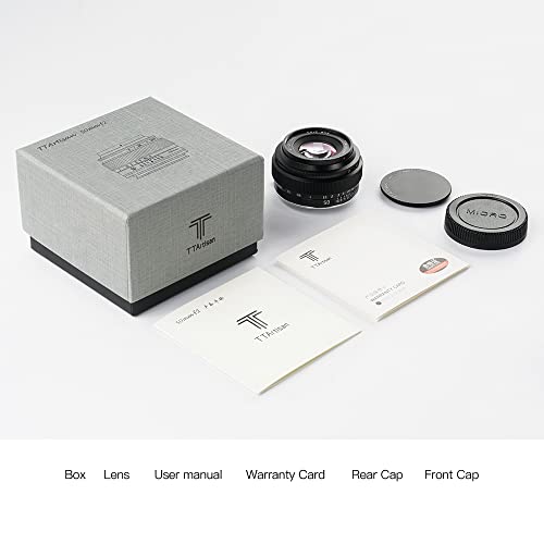 - TTArtisan 50mm F2 Full Frame Manual Camera Lens | Compact Design Light Weight Standard Focal Length Camera Lens for Fuji X-Mount -