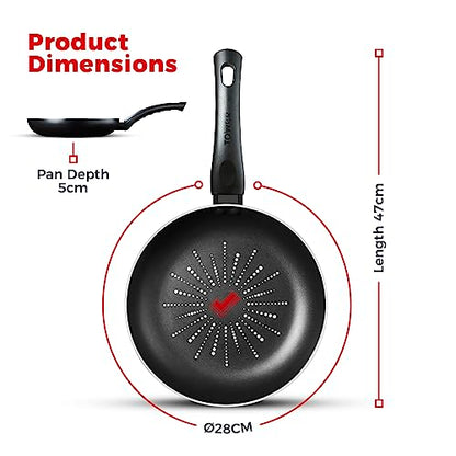 - Tower T700301 SmartStart Classic | Aluminium Frying Pan | Easy Clean -