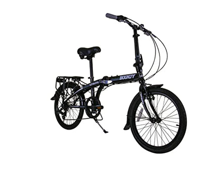 Bounty Citylite Folding Bike | Lightweight Aluminium Frame | 6 Speed Shimano Gears with Revo Shifters | ideal for Commuting | Folding Bike | Adult Bike