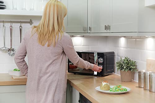 - Russell Hobbs | 17 Litre | 700 W | Black Solo Manual Microwave | 5 Power Levels -